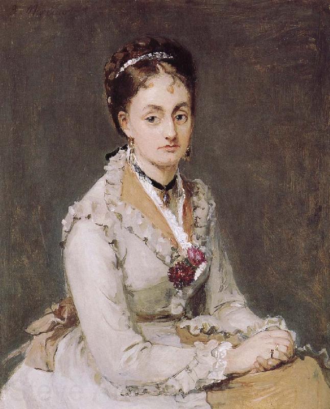 Berthe Morisot The Artist-s sister Norge oil painting art